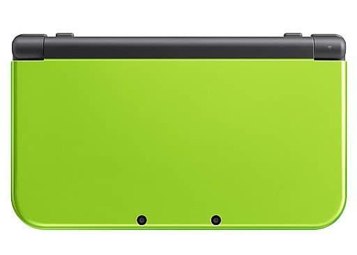 駿河屋 -<中古>Newニンテンドー3DSLL本体 ライム×ブラック(状態:本体