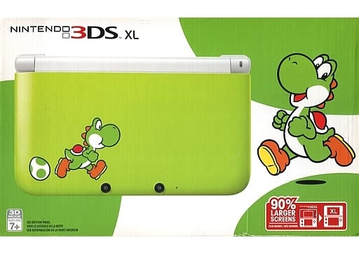 駿河屋 -<中古>北米版 ニンテンドー3DSLL本体 NINTENDO 3DS XL[YOSHI