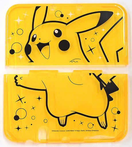 駿河屋 中古 3dsll用tpuやわカタカバー ピカチュウ ニンテンドー3ds