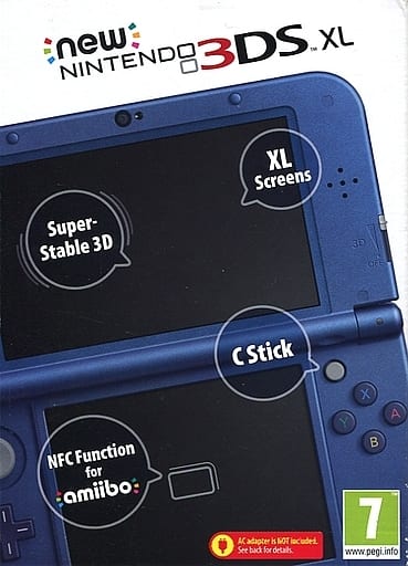 駿河屋 -<中古>EU版 ニンテンドー3DSLL本体 3DS XL [METALLIC BLUE