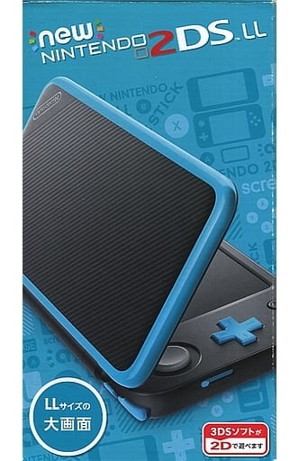 駿河屋 -<中古>Newニンテンドー2DS LL本体 ブラック×ターコイズ(状態