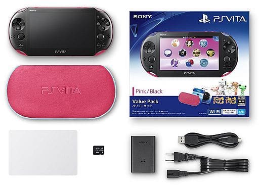 駿河屋 -<新品/中古>PSVita本体 バリューパック ピンク・ブラック ...