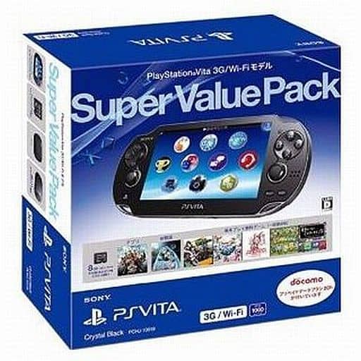 駿河屋 -<新品/中古>PSVita本体 スーパーバリューパック クリスタル