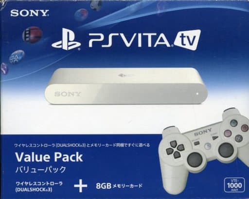 駿河屋 -<中古>PlayStation Vita TV本体 バリューパック[VTE-1000AA01