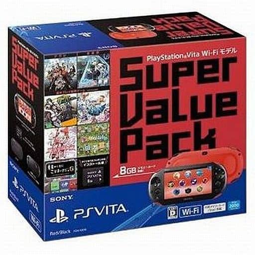 駿河屋 -<中古>PSVita本体 スーパーバリューパック レッド・ブラック