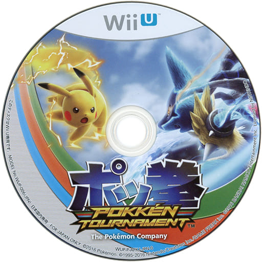 駿河屋 中古 ポッ拳 Pokken Tournament 状態 ゲームディスクのみ Wiiu