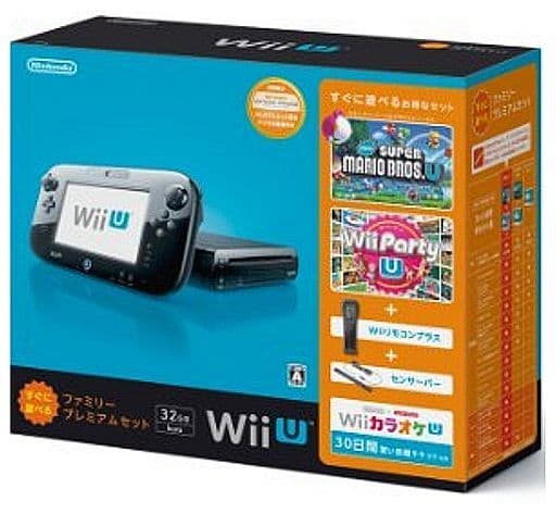 駿河屋 -<新品/中古>Wii U本体 すぐに遊べるファミリープレミアム