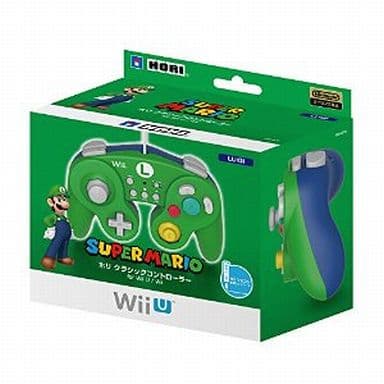 駿河屋 新品 中古 クラシックコントローラー ルイージ Wiiu用 Wiiu