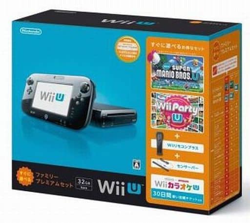 駿河屋 -<中古>Wii U本体 すぐに遊べるファミリープレミアムセット