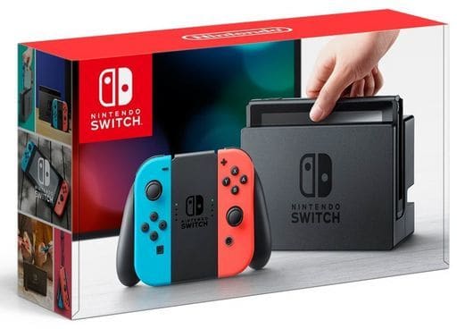 駿河屋 -<中古>Nintendo Switch本体/Joy-Con(L) ネオンブルー/(R ...