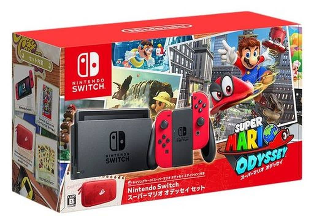 駿河屋 -<新品/中古>Nintendo Switch本体 スーパーマリオ オデッセイ ...