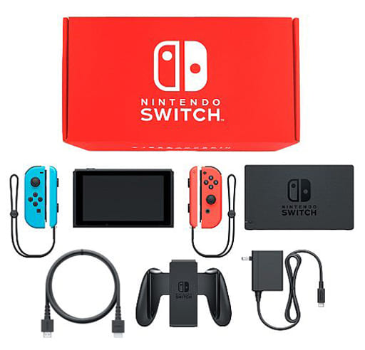 Nintendo Switch本体JOY-CON ネオンブルー/ネオンレッドネオンカラー
