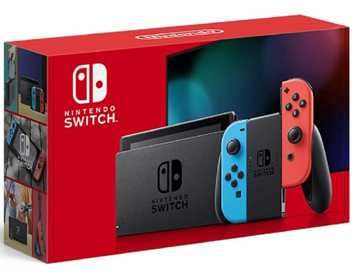 駿河屋 新品 中古 Nintendo Switch本体 Joy Con L ネオンブルー R ネオンレッド 19年8月モデル ニンテンドースイッチ