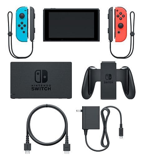 駿河屋 -<中古>北米版 Nintendo Switch本体/Joy-Con(L) ネオンブルー