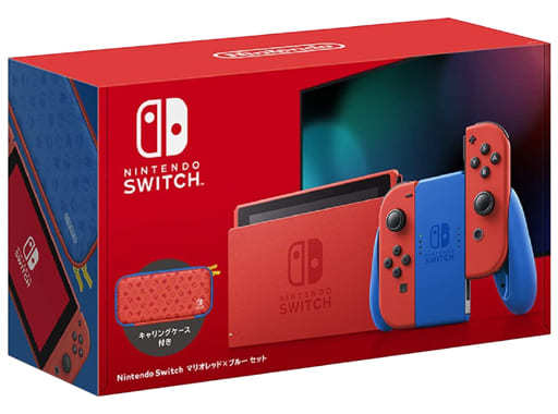 駿河屋 - 【買取】Nintendo Switch本体 マリオレッド×ブルー セット ...