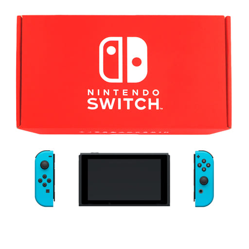 Nintendo Switch 本体 ニンテンドースイッチ ネオンブルー 新型グレー