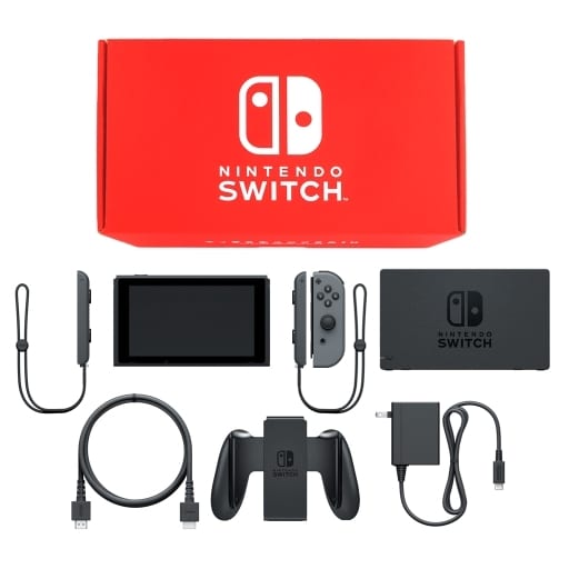 Nintendo Switch JOY-CON グレー　本体　品