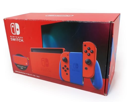 駿河屋 -<中古>【ジャンク】Nintendo Switch本体 マリオレッド×ブルー