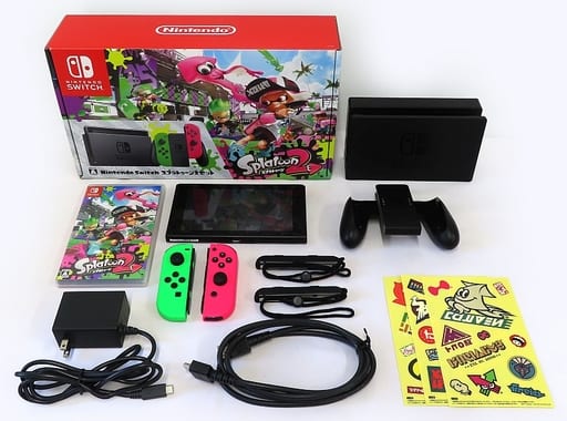 駿河屋 -<中古>【ジャンク】Nintendo Switch本体 スプラトゥーン2