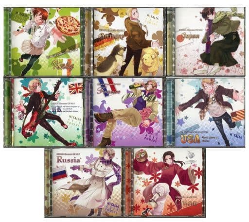 ヘタリア Axis Powers キャラクターCD Vol.1ー8 8枚セットの取り扱い ヘタリア Axis Powers キャラクターCD Vol.1ー8 8枚セットの取り扱い