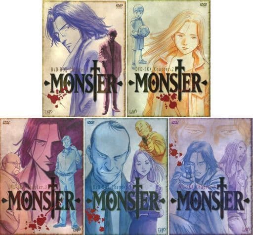 駿河屋 -<中古>MONSTER DVD-BOX 初回版 全5BOXセット(アニメ全般)