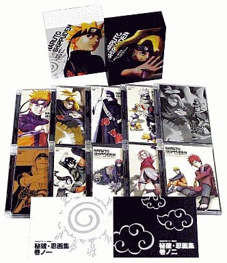 駿河屋 中古 Naruto ナルト 疾風伝 風影奪還の章 初回版 Box 2付き全8巻セット アニメ