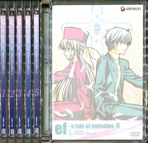 全巻セットDVD▼ef(13枚セット)a tale of memories.全6巻 + recollections + melodies. 全6巻▽レンタル落ち