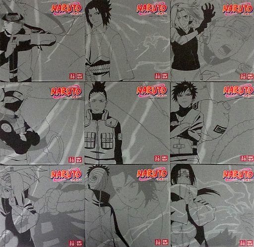 駿河屋 中古 Aqua Timez Uniqlo Naruto 真夜中のオーケストラ 9種コンプリートセット アニメ