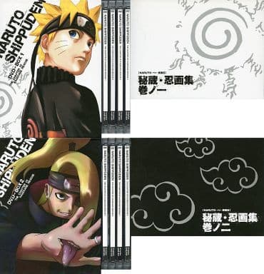 駿河屋 中古 不備有 Naruto ナルト 疾風伝 風影奪還の章 初回版 Box 2付き全8巻セット 状態 複数不備有り アニメ