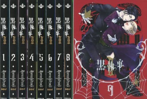 駿河屋 中古 不備有 黒執事ii 完全生産限定全9巻セット 状態 第2巻特典キャラクター設定イラスト集欠品 アニメ