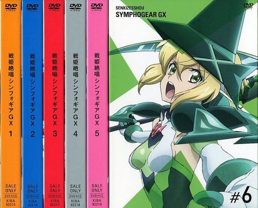 戦姫絶唱シンフォギアGX　初回限定版　DVD　全6巻セット