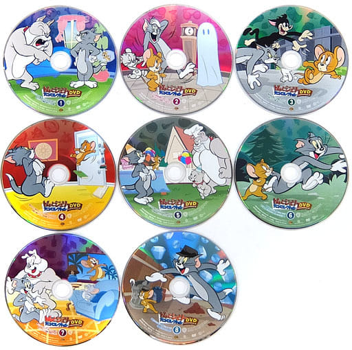 駿河屋 中古 トムとジェリー アニメコレクションdvd やっぱりふたりはなかよし 編 全8巻セット アニメ