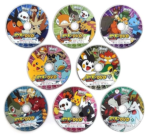 駿河屋 中古 ポケモンtvアニメコレクションdvd ポケモンバトル編 全8枚セット アニメ