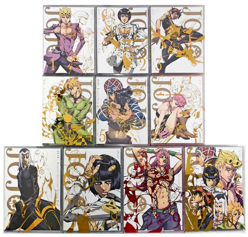 アニメ　DVD　ジョジョの奇妙な冒険　5部　黄金の風　1～20巻　全巻セット