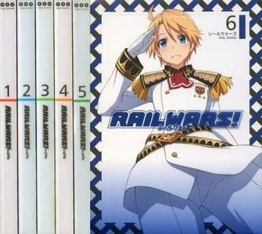 即発送可能】 アニメDVD 不備有)RAIL 全6巻セット(状態：クリア