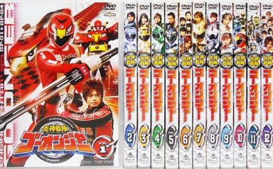 駿河屋 -<中古>炎神戦隊ゴーオンジャー 通常版全12巻セット(特撮)