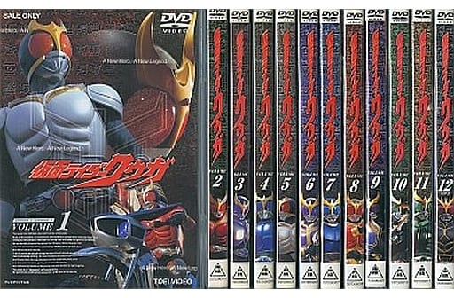 仮面ライダークウガ 初回版 全12巻セット DVD