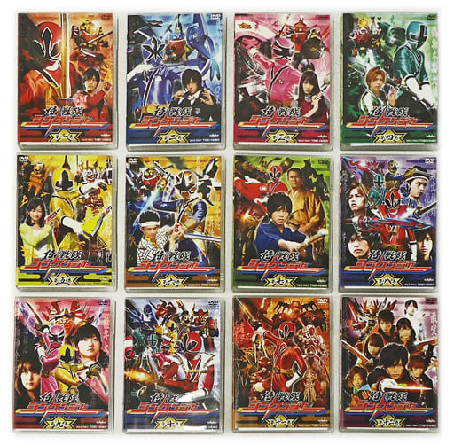 駿河屋 -<中古>不備有)侍戦隊シンケンジャー BOX付初回版全12巻セット