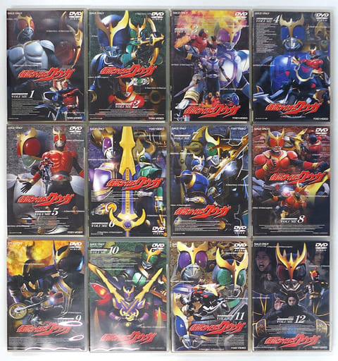 駿河屋 -<中古>不備有)仮面ライダークウガ 通常版 全12巻セット(状態