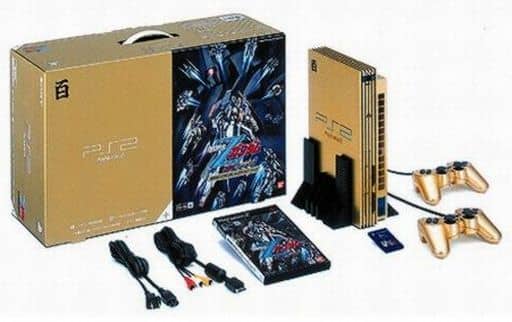 プレイステーション2本体 Zガンダム百式ゴールドパック