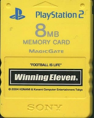 駿河屋 中古 Playstaion2 専用メモリーカード 8mb Premiumseries ワールドサッカー ウイニングイレブン 8 プレイステーション2