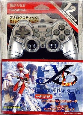 駿河屋 -<中古>デジタル&アナログUSBゲームパッド (シルバー・12