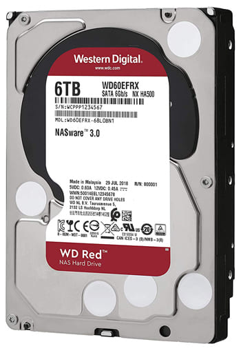 Western Digital HDD 6TB WD60EFRX