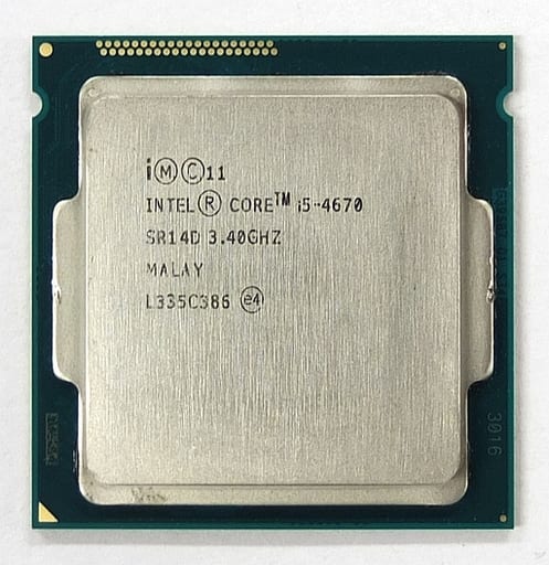 CPU　INTEL CORE i5-4670