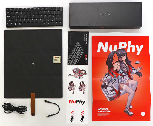 Nuphy Nutype F1 赤軸 英字キーボード - PC周辺機器