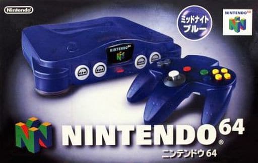 任天堂　NINTENDO64本体 ミッドナイトブルー\u0026大乱闘スマッシュブラザーズ