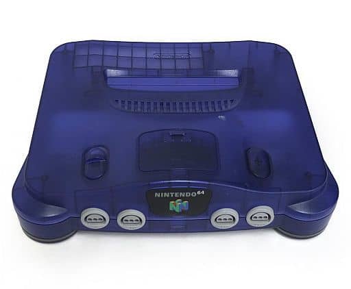 駿河屋 -<中古>ニンテンドー64本体 (ミッドナイトブルー)(状態:本体