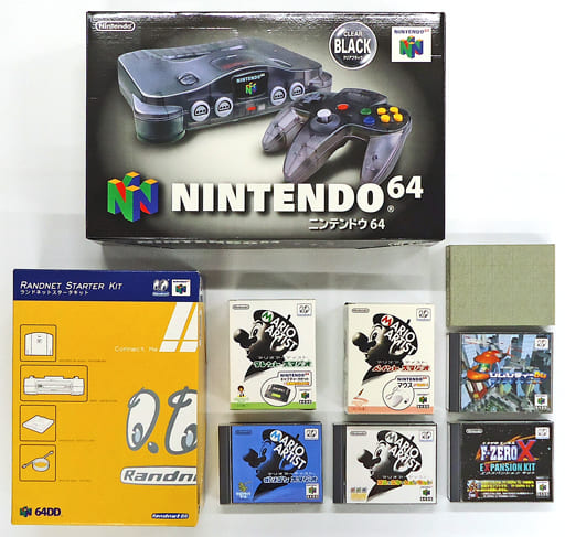 駿河屋 -<中古>64DD ランドネット スタータキット(64DD同梱)+64本体+7