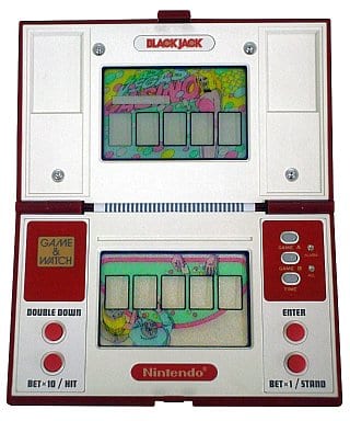 任天堂ゲームウオッチ　ブラックジャック