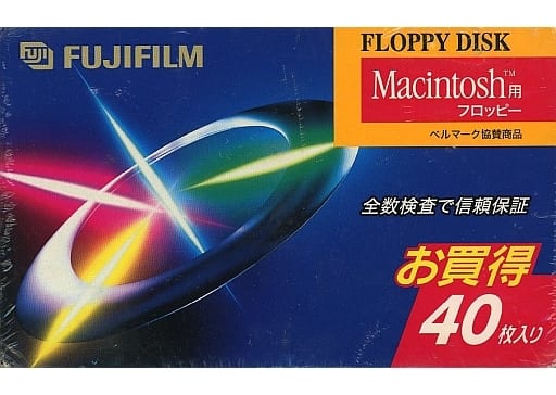 駿河屋 -<中古>Macintosh用3.5インチ2HD フロッピーディスク 40枚